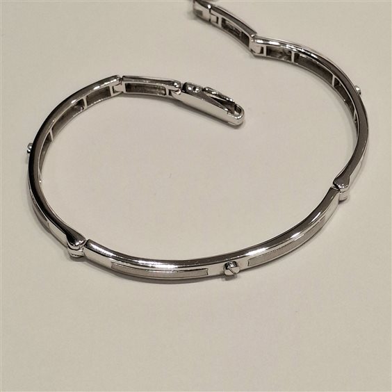 Bracciale Fanton Gioielli Uomo BRACCIALI ORO in Oro bianco A.C-42_52 - A.C-42_52